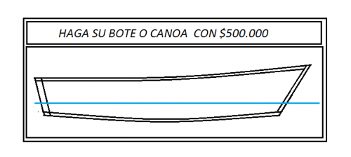 HAGA SU BOTE O CANOA CON  500000 CON MADERA - Imagen 1