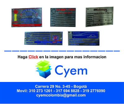 Placas para inventario  e identificación ind - Imagen 2