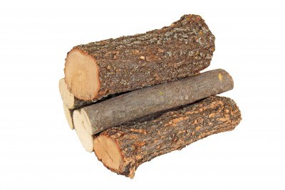 Leña de eucalipto seca y limpia en troncos  - Imagen 1